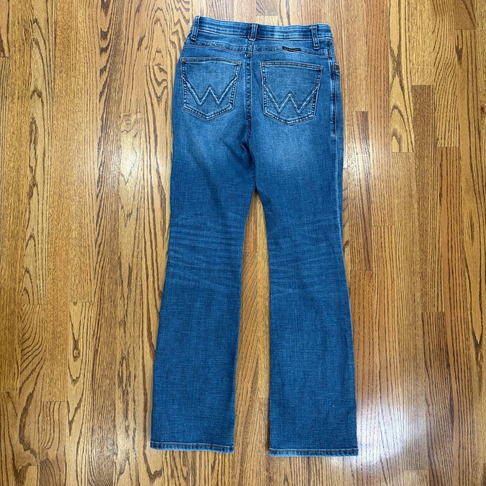 Wrangler Willow 30x32 Classic Straight Leg Jeans - Dark Blue - Picture 2 of 9